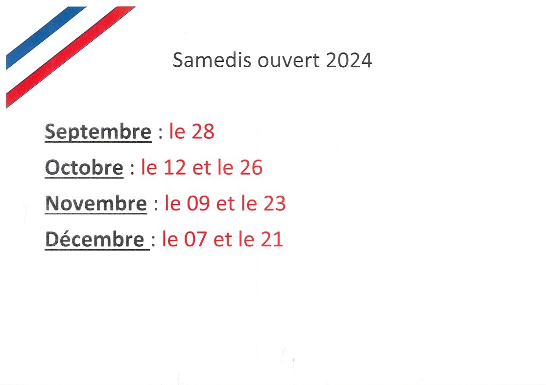 samedi 2024