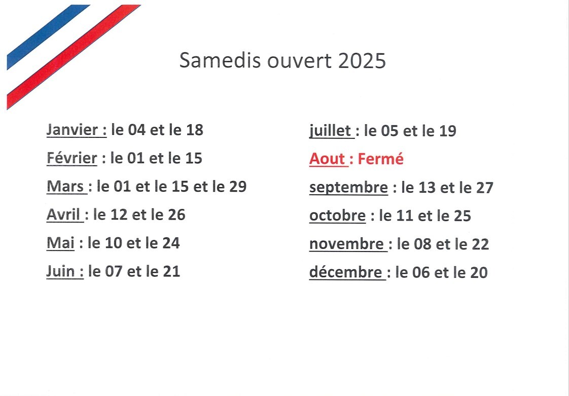 samedi 2025